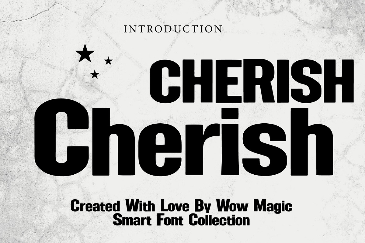 Cherish, a Slab Serif Font by Wow Magic (Photo 1 of 3)