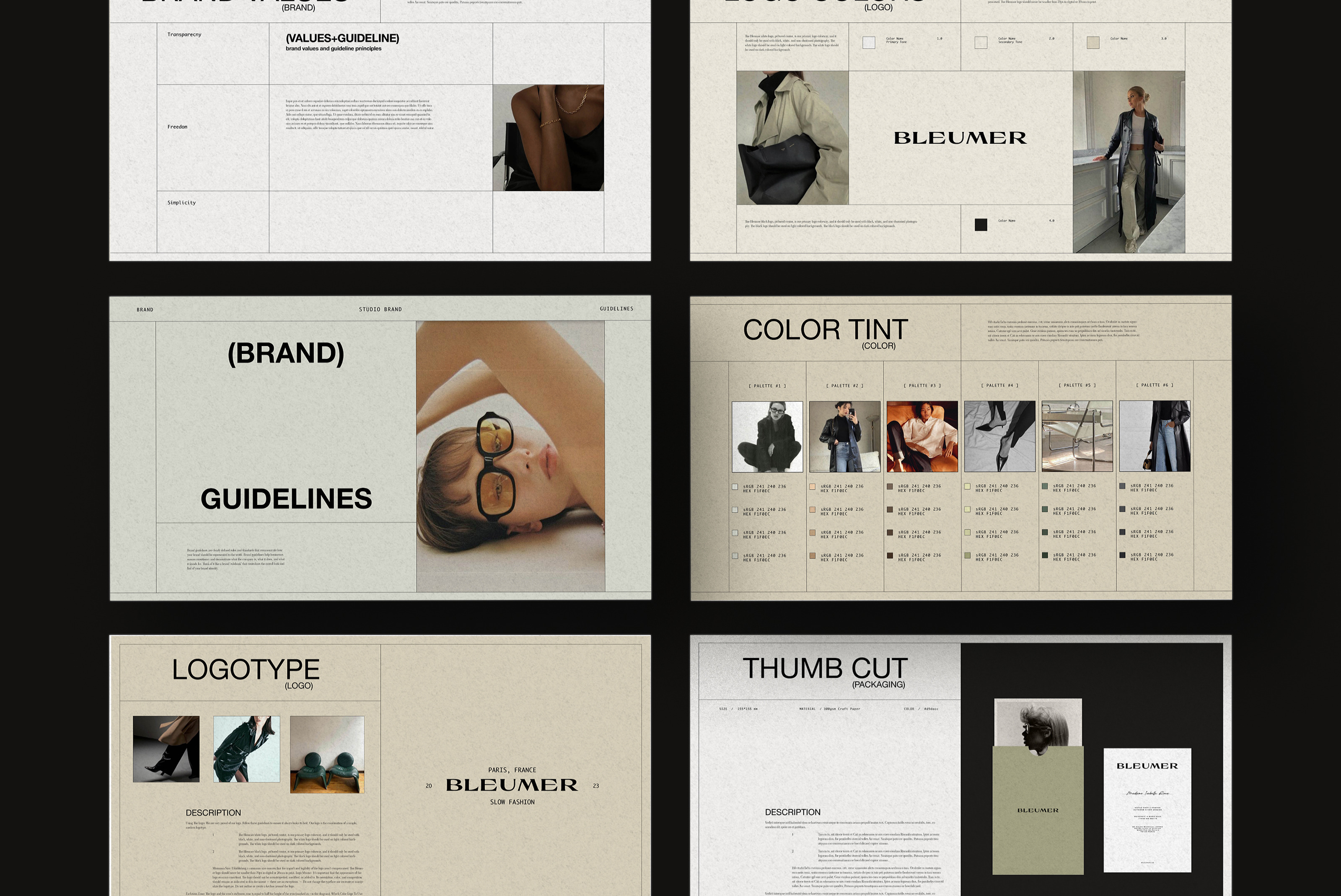 Bleu  Brand Guidelines by Studio Brand  Creative Market