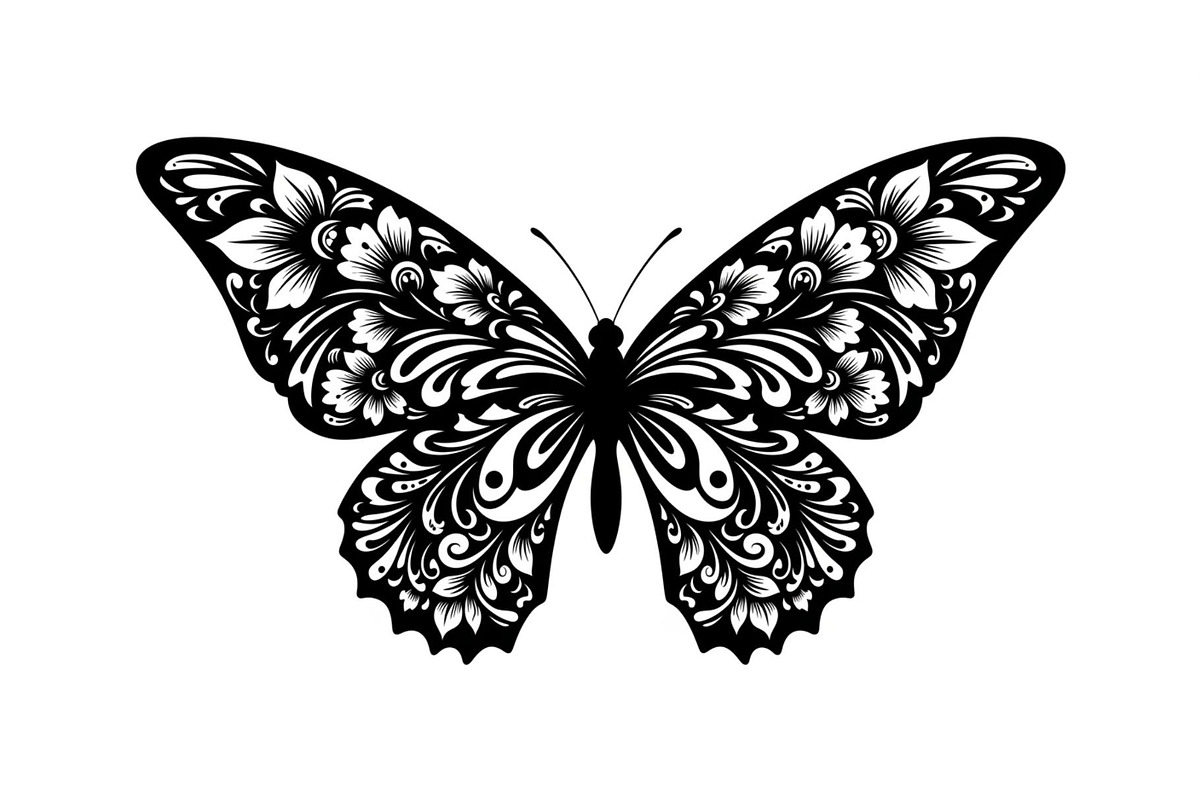 Butterfly Silhouette SVG Bundle, an Illustration by Gaye Art (Photo 28 of 31)