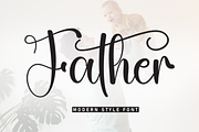 Father | Script Font, a Handwritten Font by Scratchones (Thumbnail 1 of 9)