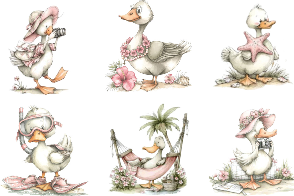 Beach Summer Goose PNG, a Seasonal Illustration by Designking (Photo 5 of 5)