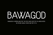 Bawagod - Modern Sans Font, a Sans Serif Font by Iqsiart Studio (Thumbnail 5 of 6)