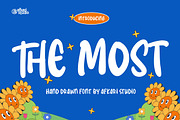 The Most - Handwritten Display Font, a Handwritten Font by Afkari Studio (Thumbnail 1 of 10)