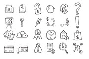 707 Hand Draw doodle icons set, an Outline Icon by TKDoodle (Thumbnail 10 of 17)
