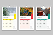 Colorful 2026 Wall Calendar Template, a Stationery Template by ContestDesign (Thumbnail 2 of 5)