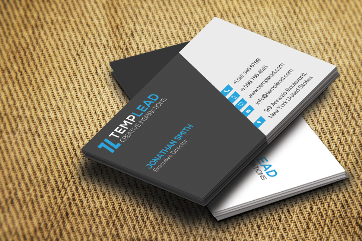 Corporate Business Card SE0305, a Card Template by annozio (Photo 2 of 3)
