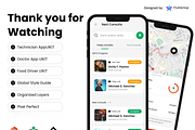 UIKit for food, driver, Technican, an UI Kit Template by Fluttertop (Thumbnail 9 of 9)