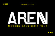 Arenn Sans Serif - Modern Sans Serif, a Sans Serif Font by AnnofaType (Thumbnail 1 of 7)