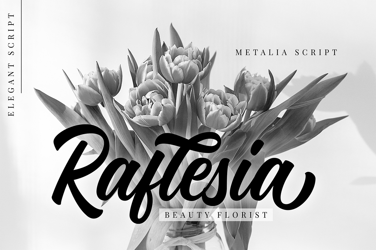Metalia Script, a Script Font by hastatypestd (Photo 2 of 8)