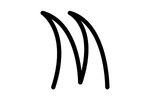 Grass icon, an Outline Icon by Sumberpangan