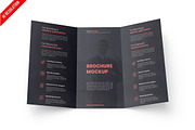 Trifold Brochure Studio PSD, an Advertising Mockup by Bruno's Shop (Thumbnail 1 of 3)