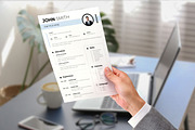 Resume | Indd, Eps, Psd, Word, Docx, a Resume Template by Spark_Creative (Thumbnail 2 of 4)