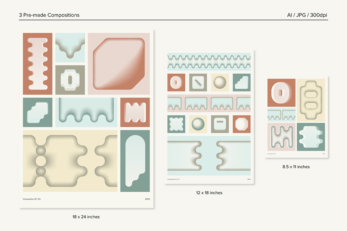 Soft Edges - Abstract Forms, an Object Graphic by Paulina Sara Design (Photo 14 of 16)