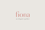 Fiona - An Elegant Typeface, a Sans Serif Font by Josh O. (Thumbnail 7 of 7)