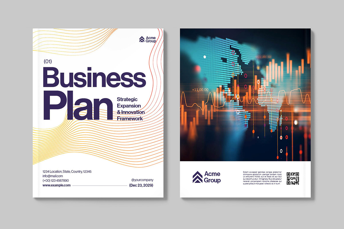 Business Plan Template, a Brochure Template by BrandPacks (Photo 5 of 6)