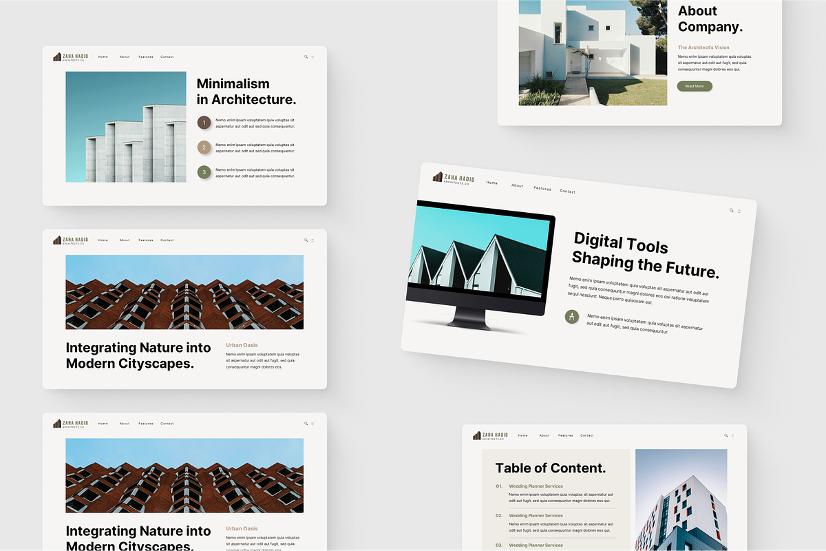 Zaha Hadid Architecture Google Slide, a Presentation Template by SquidPixey (Photo 5 of 6)