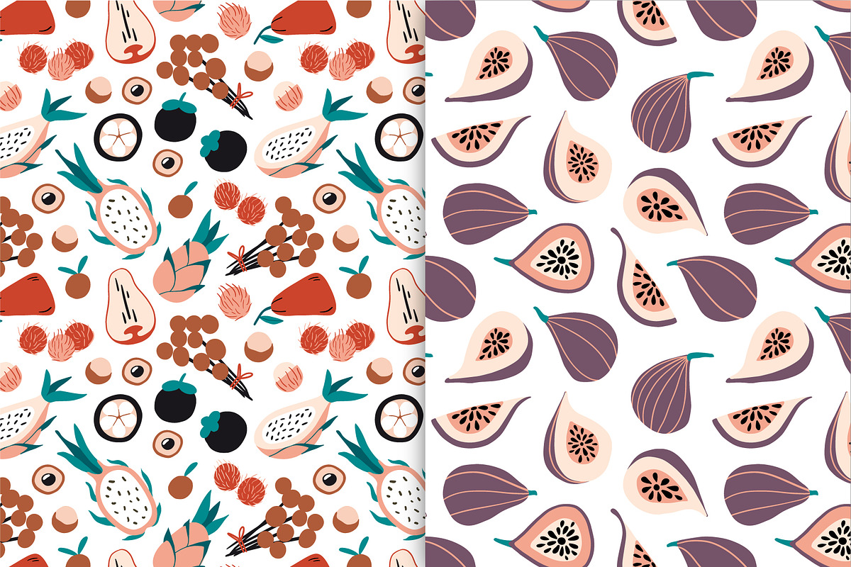 TROPICAL PARADISE patterns and friut, a Pattern Graphic by Lena Nikolaeva (Photo 10 of 16)