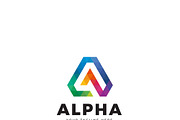 Alpha Letter A Logo, a Branding & Logo Template by ehaezer (Thumbnail 2 of 2)
