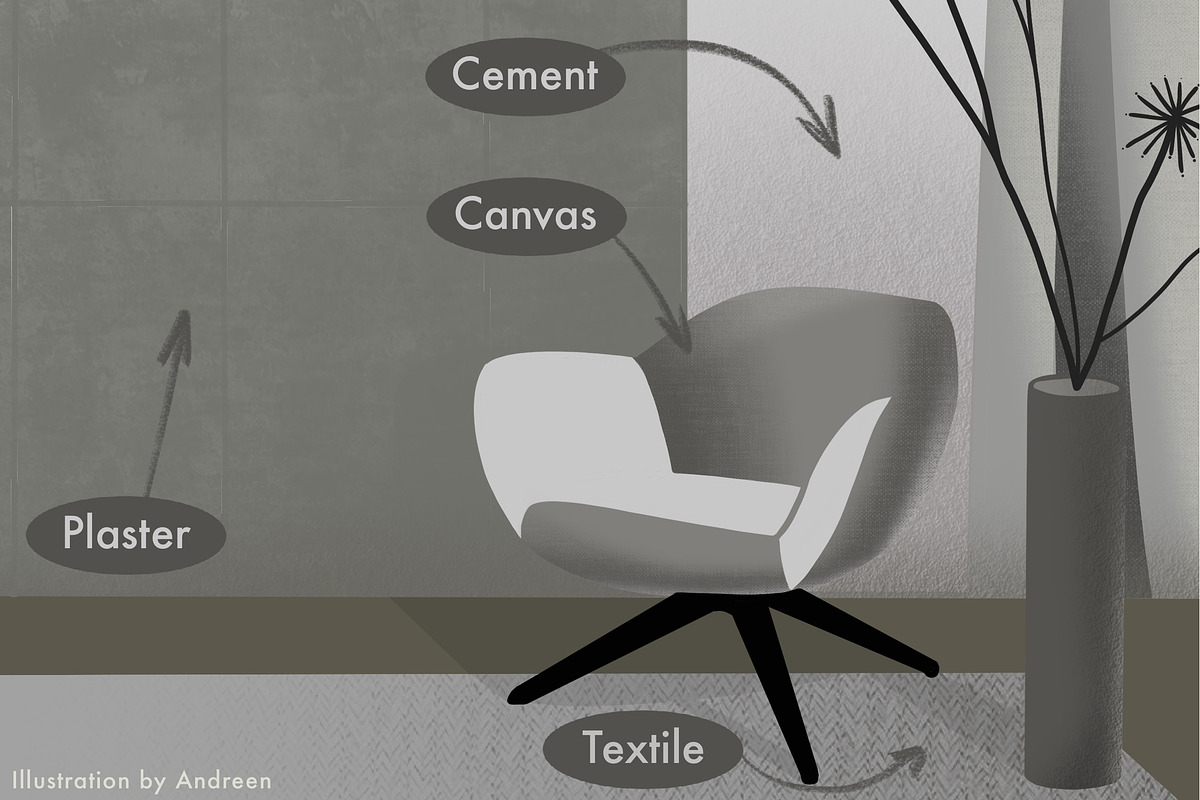11 Texture brushes for Procreate, a Brush Add-On by Andreen (Photo 9 of 9)