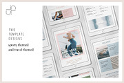 Tie Dye Newsletter Template Canva/PS, an Email Template by Chloe Leonard Studio (Thumbnail 5 of 7)