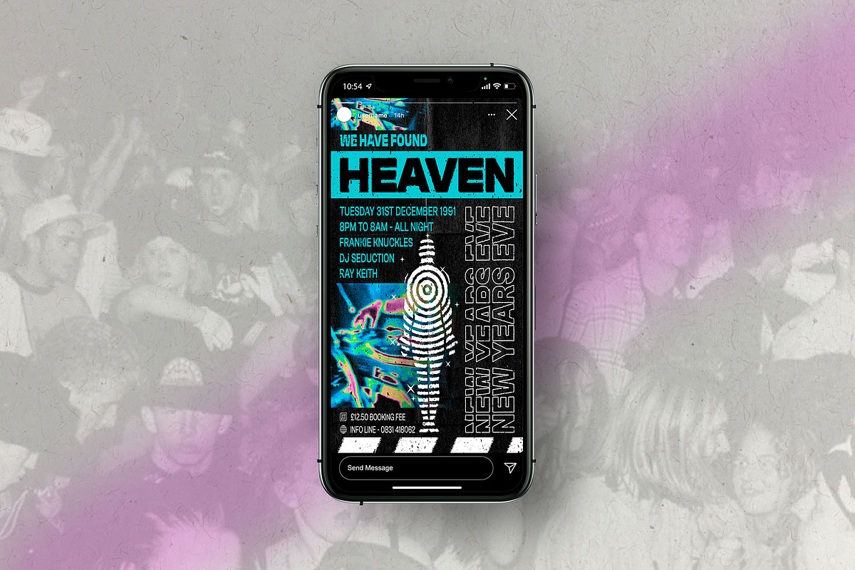 Rave DJ Flyer (We Have Found Heaven), a Flyer Template by SamCarter (Photo 3 of 6)