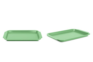 3d empty plastic lunch tray with, a Food Illustration by art PVP - market