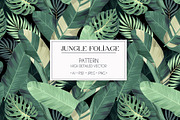 Jungle Foliage Pattern, a Pattern Graphic by GreyLilac (Thumbnail 1 of 7)