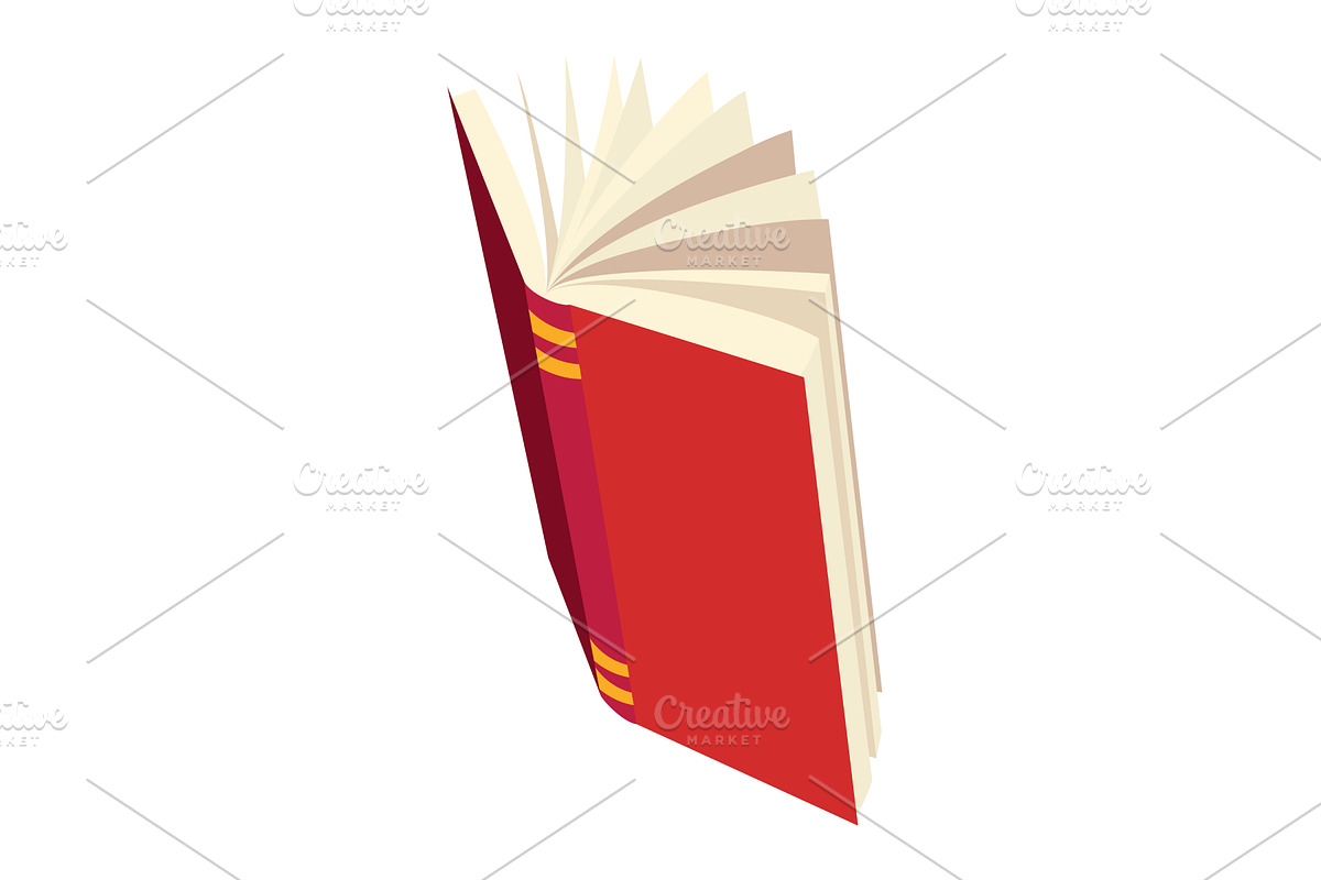 Vector books icon. Learning or, an Education Illustration by the8monkey