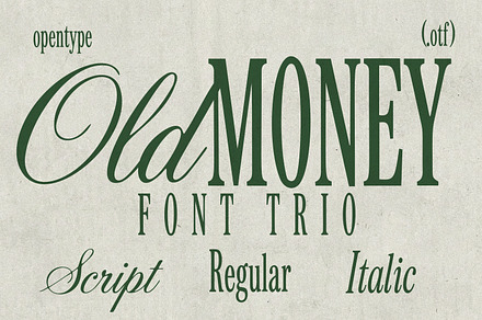 Old Money - Luxury Branding Fonts, a Font by AndrewPixelType