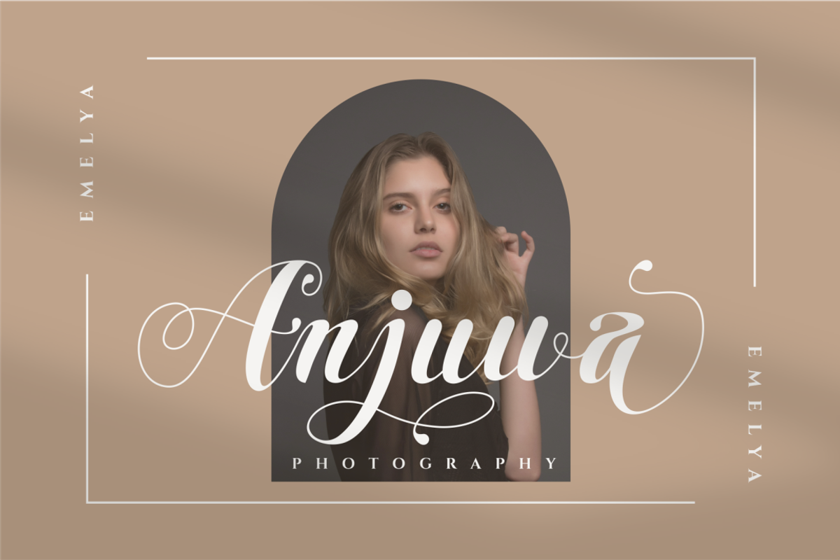 Emelya - Elegant Calligraphy Font, a Script Font by Idea Studio (Photo 5 of 11)