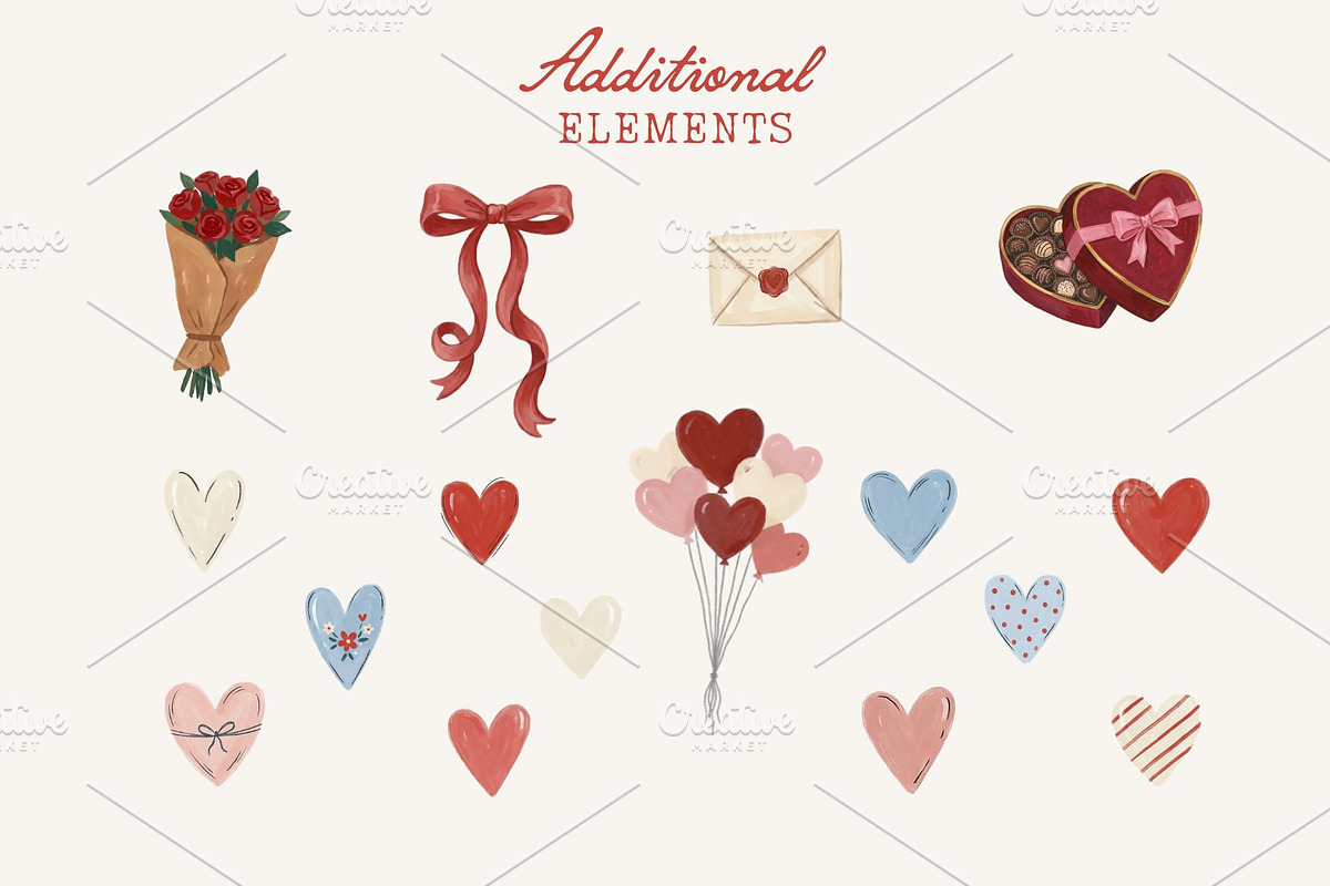Valentine’s Day Dog Clipart Bundle, an Object Graphic by Malunio (Photo 3 of 3)