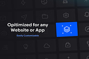 Universal Icon Set | 1,000+ Icons, a Solid Icon by Lumina_ui_ux202 (Thumbnail 3 of 6)