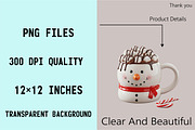 Cute Christmas Hot Cocoa Cup Clipart, an Illustration by SVGArt (Thumbnail 3 of 8)