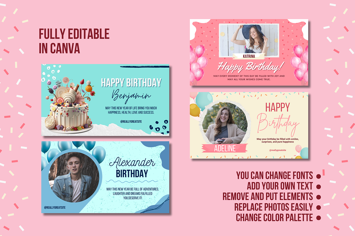Happy Birthday Facebook Covers, a Templates & Theme by TemplateCastleStore (Photo 9 of 9)