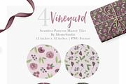 Watercolor Vineyard Elements, an Illustration by Momo Studio (Thumbnail 12 of 16)
