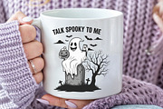 Halloween Ghost Talk Spooky to Me, an Illustration by CraftArtStudio (Thumbnail 2 of 4)