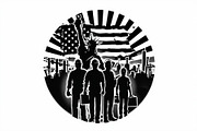 America Worker Vector Bundle, an Illustration by jahid234 (Thumbnail 4 of 21)