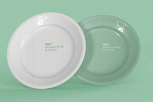 Plates Mockup, a Household Mockup by skybluecreative