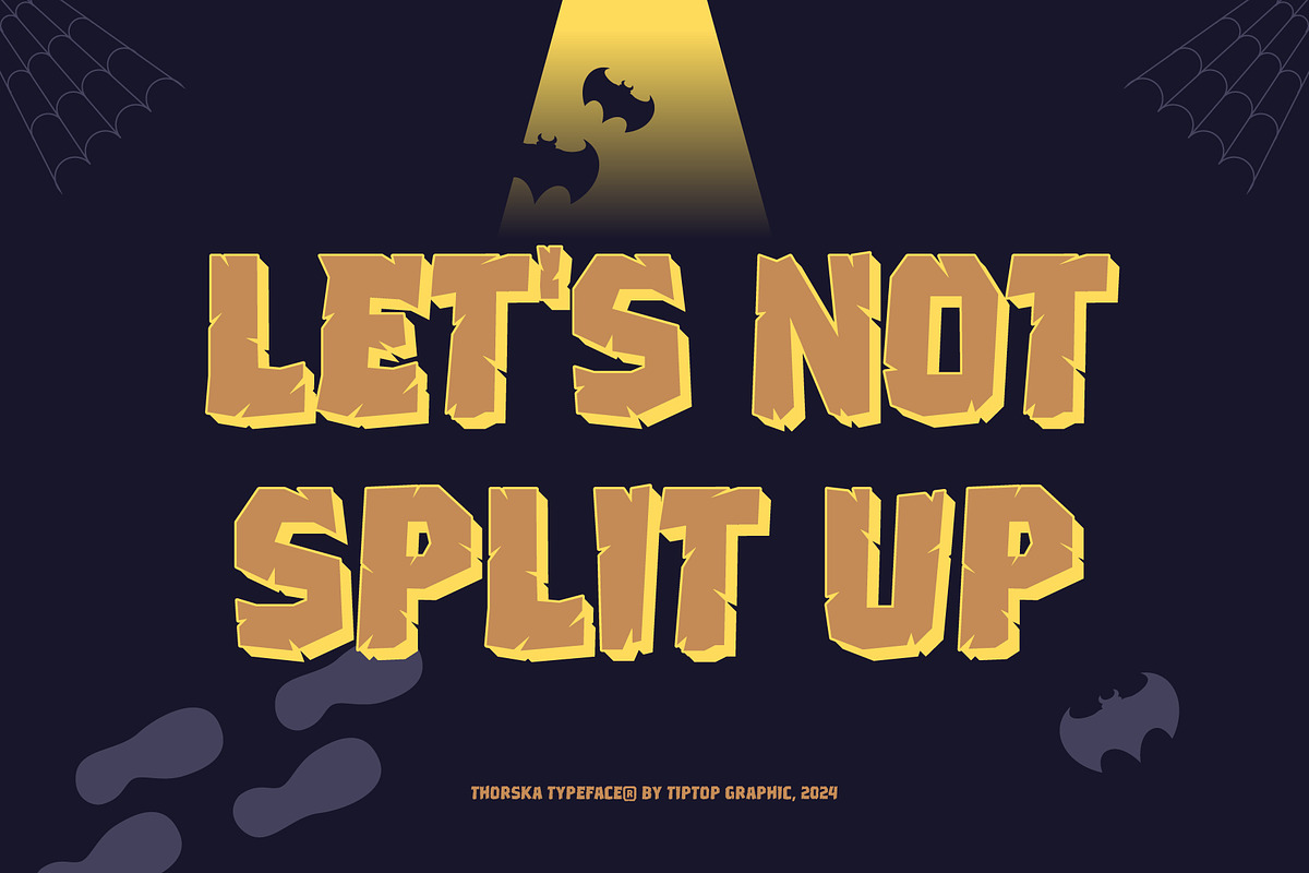 Thorska – Display Playful Horror, a Sans Serif Font by Tiptop Graphic (Photo 9 of 10)