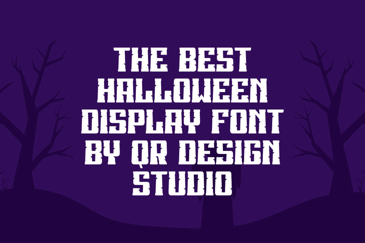 Spooky Gothicon - Halloween Font, a Blackletter Font by QR Design Studio (Photo 5 of 7)