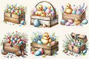 Wooden Easter Eggs Box Clipart, an Illustration by DreamCafeArt (Thumbnail 2 of 6)