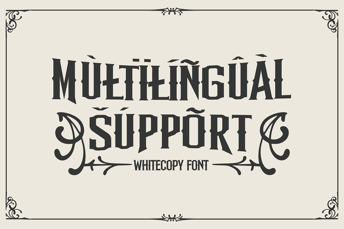 Whitecopy, a Symbol Font by Vintage Division (Photo 14 of 15)