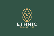 Mystic Ethnic Eye Logo Geometry, a Branding & Logo Template by Signatoro (Thumbnail 1 of 3)