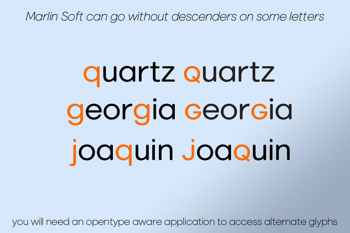 Marlin Soft Complete, a Font by FontMesa (Photo 4 of 11)