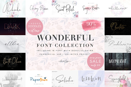 Wonderfull Font Collection