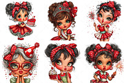 Funny Birthday Party Girl Bundle, an Illustration by Craft Nest (Thumbnail 6 of 9)