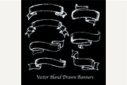 Vector hand drawn banners set., an Object Graphic by CreativeJourney (Thumbnail 1 of 3)