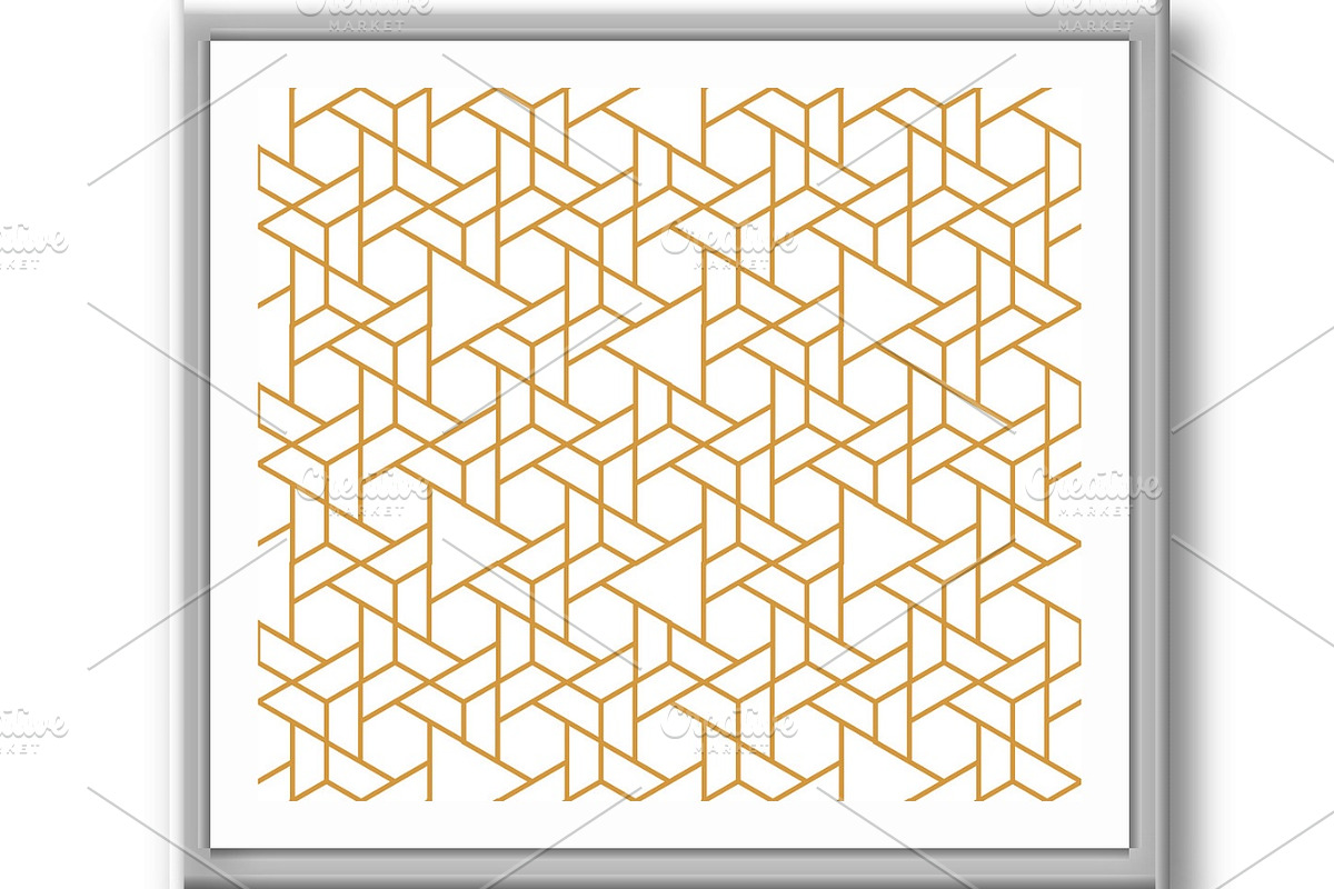 The geometric pattern with lines, an Object Graphic by RODINA (Photo 3 of 3)