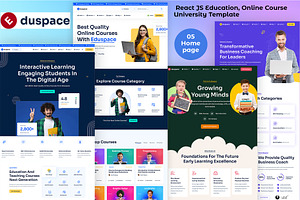Eduspace React JS Education Template