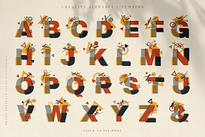 Abstract Modern Geometric Alphabet